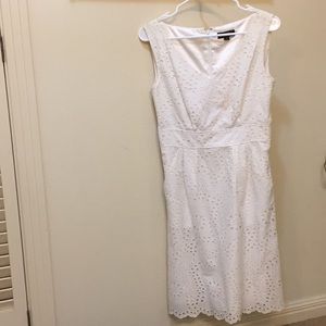 White semi formal dress